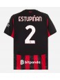 Billige AC Milan Pervis Estupinan #2 Hjemmedrakt 2025-26 Kortermet